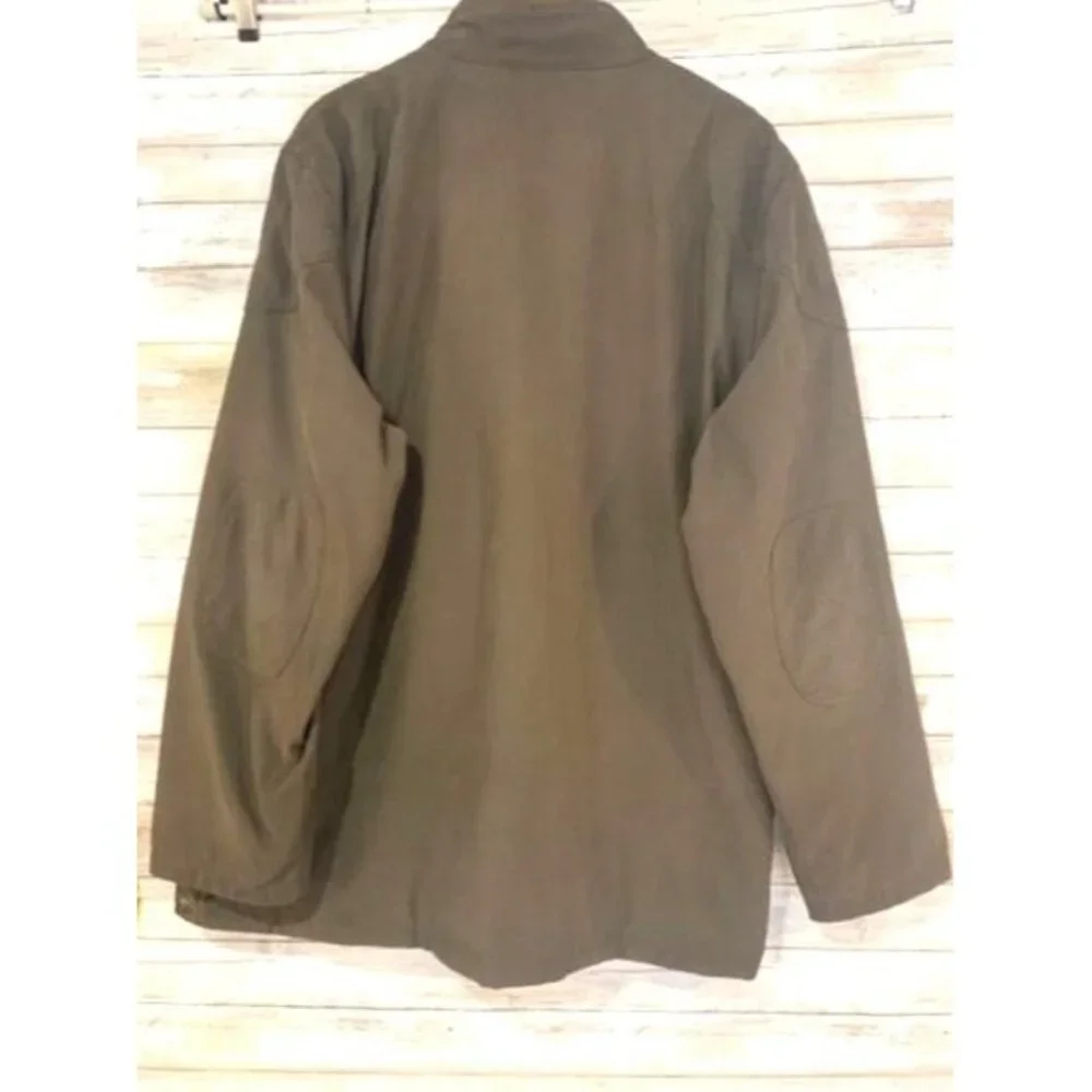Jack Murphy Men's Fishing Shooting Hunting Waxed Jacket 3XL Olive Green Full Zip